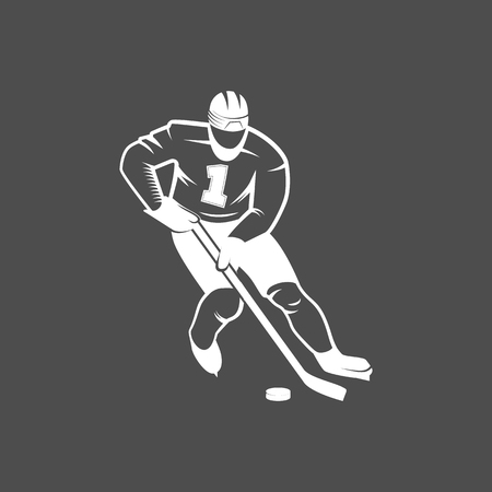 ice hockey playersのイラスト素材