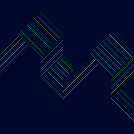 Zigzag line pattern. Abstract geometric background. Vector illustration.