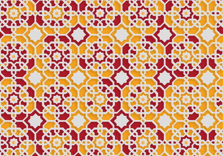 Seamless Moroccan Pattern. Vector Illustration. Can Be Used For Wallpaper, Background, Wrapping...