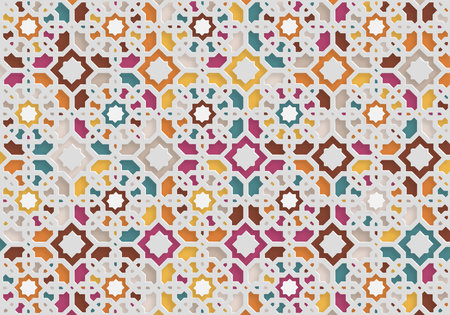 Seamless pattern in islamic style. Vector illustration.