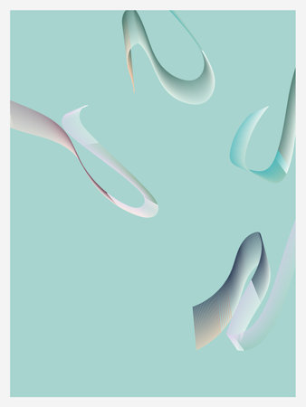 abstract background with a lot of different waves and curves, vector illustration