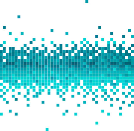 vector of blue abstract data flowing technology concept backgroundのイラスト素材