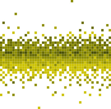 abstract data flowing technology concept background,yellow digital checkのイラスト素材