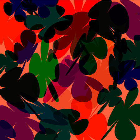 flower pattern background.(ai eps10 with transparency effect)のイラスト素材