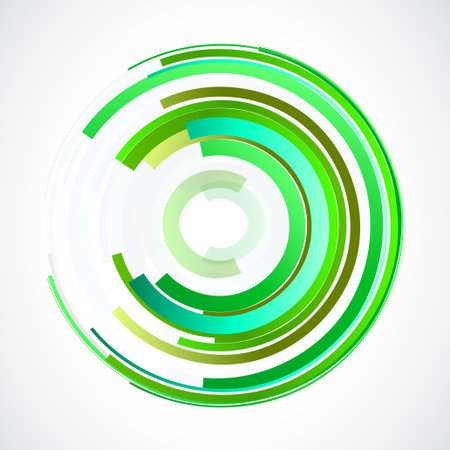 abstract technology circles background.(ai eps10 with transparency effect)のイラスト素材