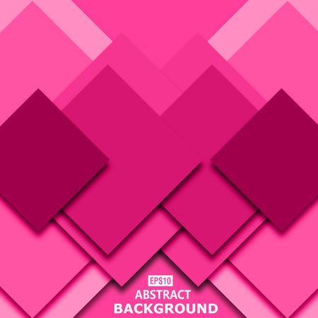 pink square pattern background for design.(ai eps10 with transparency effect)のイラスト素材
