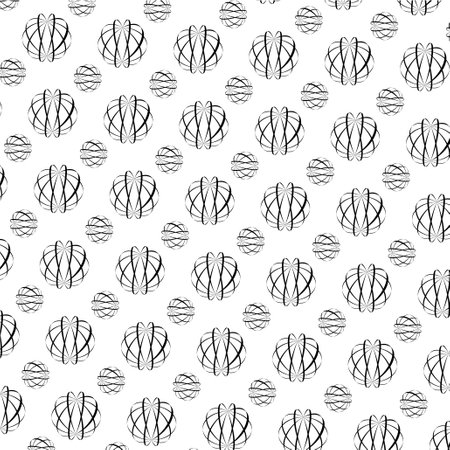 abstract ball pattern backgroundのイラスト素材