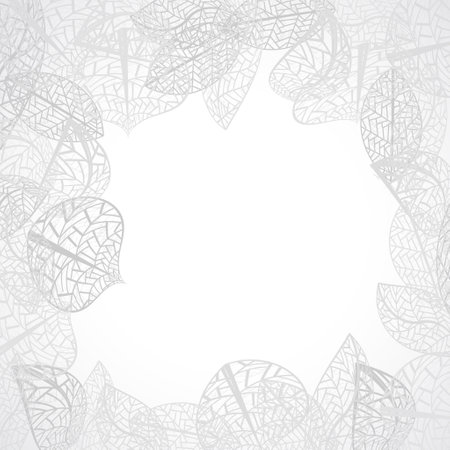 Background With Leaves.(ai eps10 with transparency effect)のイラスト素材