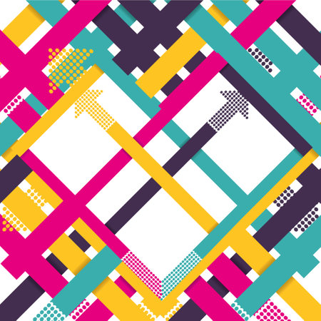 heart style colorful abstract stripe background.(ai eps10 with transparency effect)のイラスト素材