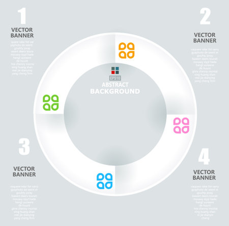 business Infographics banner.(ai eps10 with transparency effect)のイラスト素材