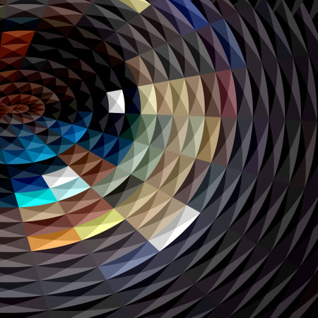 abstract geometry shape technology concept backgroundのイラスト素材