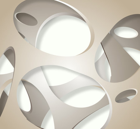 abstract modern ellipse shape background.(ai eps10 with transparency effect)のイラスト素材