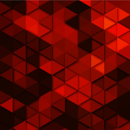 Abstract red polygonal background. Vector illustration. Eps 10.