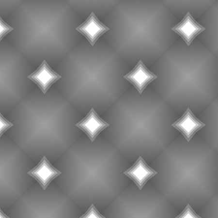 Seamless pattern with rhombus in gray colors. Vector illustration.のイラスト素材