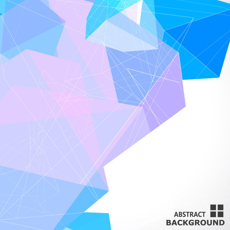 Abstract geometric background. Vector illustration for your design.のイラスト素材