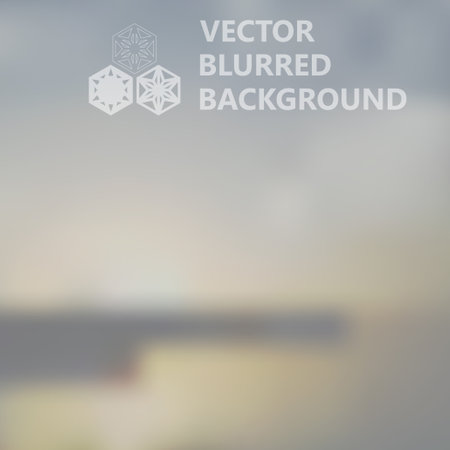 Blurred background with bokeh. Vector illustration for your designのイラスト素材