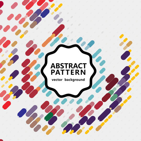 abstract background with colored circles and place for text, vector illustrationのイラスト素材