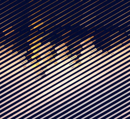 Abstract background with golden lines. Vector illustration. Gradient mesh.