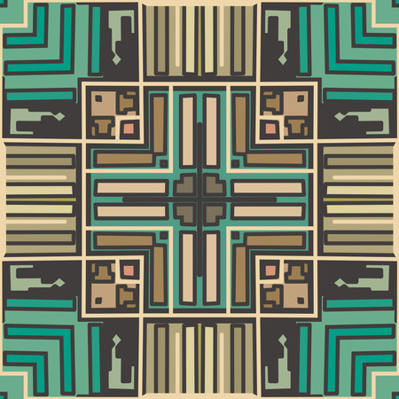 Ethnic boho seamless pattern. Patchwork texture. Weaving. Traditional ornament. Tribal pattern. Folk...