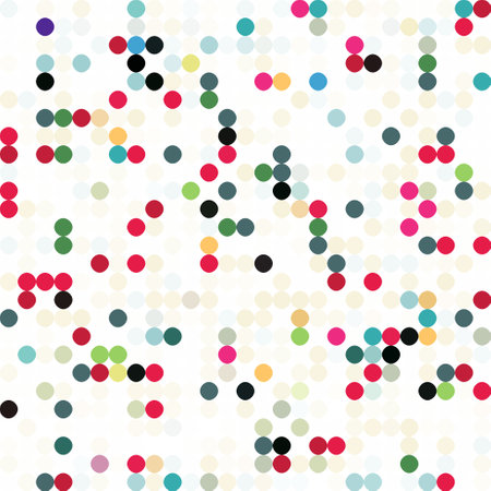 Colorful Random Dots Background, Creative Design Templates. Vector Illustration.のイラスト素材
