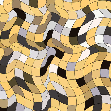 Seamless background pattern. Abstract waves. Vector Illustration.