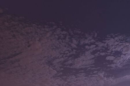 cloud in the nightの写真素材