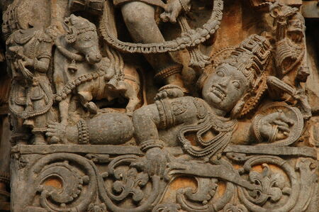 Halebidu FALLING FUGURE
