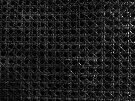 Black interlace texture as abstract background.の写真素材