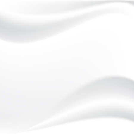 White abstract background with the smooth flow or swirl motion and free copy space. Vector illustration for cover presentation.のイラスト素材