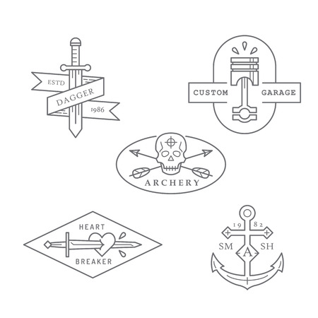 Vintage and retro style  design illustration vectorのイラスト素材