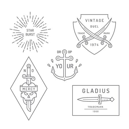 Vintage and retro style  design illustration vectorのイラスト素材