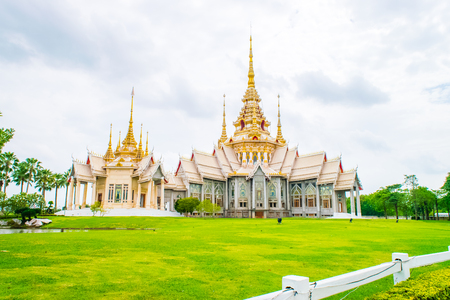 Wat Luang Pho Toh in Nakhon Ratchasima province, Thailandの写真素材