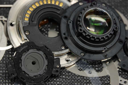 Lens cleaning and repair, camera repair concept