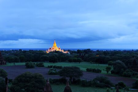 Pagoda fields of Bagan empire.の写真素材