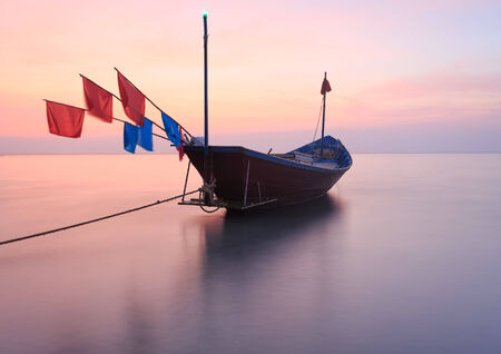 The fishing boat at Kon Ao Beach, Rayong, Thailand