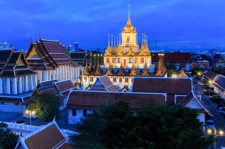 Wat Ratchanatdaram Temple in Bangkok,Thailand