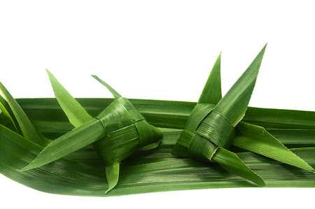 This is a basketry made of pandan leaves, which is the wisdom of Thailand as a toy for children.の写真素材