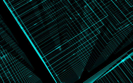 3d business science and technology background illustration Or abstract technology Line of light for publication and website designの写真素材