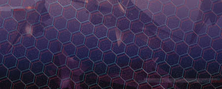 3D illustration with geometric shapes New technology concept and dynamic movement Show of strength...