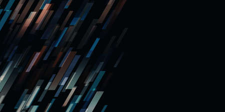 3d illustration barely dark blue yellow red light abstract technology background for computer...