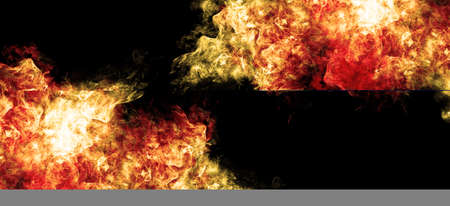 The perfect light particles will emit in the background. Smog texture overlay emitting red and orange light Smoke and flak 3d illustrationの写真素材