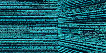 Digital data Binary data code Terms of security of technology information Concept of cyber security...