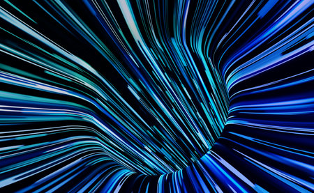 Abstract Texture Multi Colored Seal That is twisted and absorbed into a deep hole The dimensions of the air holes that deceive the eye 3d illustrationの写真素材