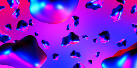Fluid color background, color flashy, fluid gradient shape element Indeterminate focus Shaped like a...