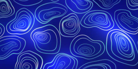 Simple fluid shape curve Abstract repeating texture Topographic map ector contour 3d illustration
