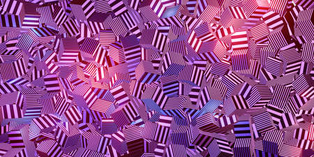 Geometric background pink sparkling light sweet color background 3d illustrationの写真素材