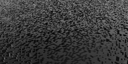 pixel mosaic background grid abstract square texture geometry 3d illustration