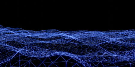 laser light mesh neon light texture background 3d illustration
