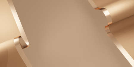 shiny ribbon background Flutter for decoration 3D illustrationの写真素材