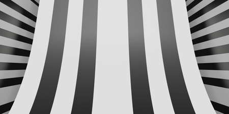 Striped background  zebra pattern parallel line scene stage Modern Studio Gallery 3D Illustrationsの写真素材